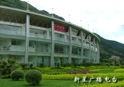五周年公演演出场地——个旧金湖文化广场（图）