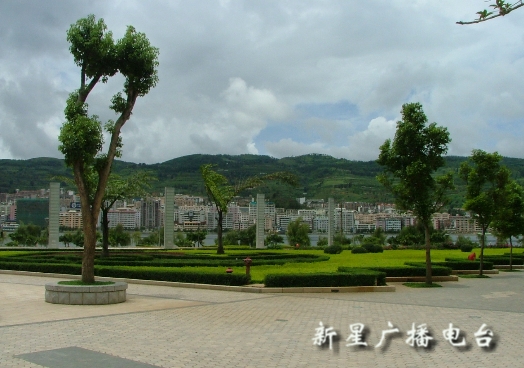 五周年公演演出场地——个旧金湖文化广场（图）